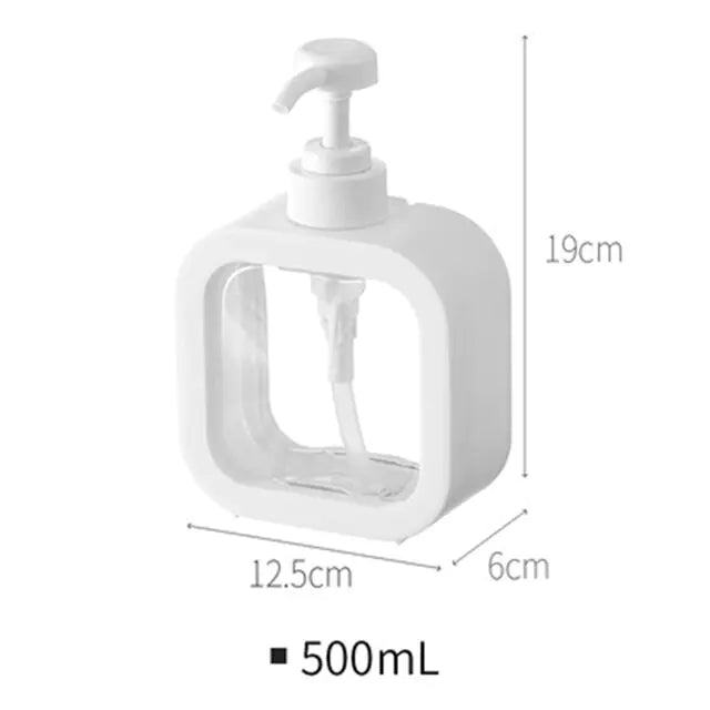 Home Liquid Soap Dispenser Empty Bottle Dispenser with Press Pump