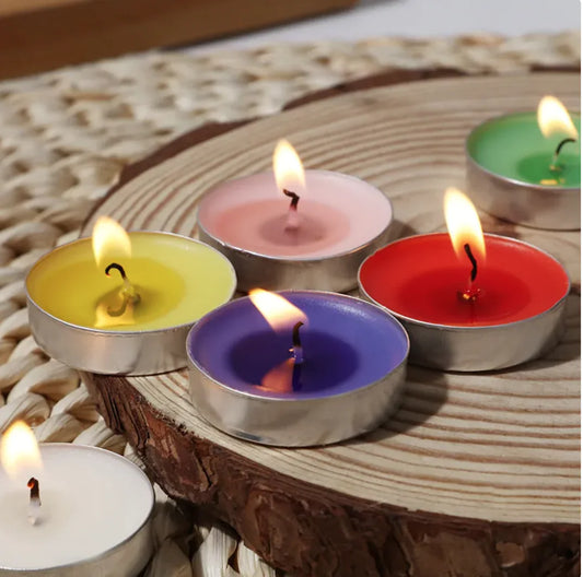 Aluminum Shell Tealight Candle Set