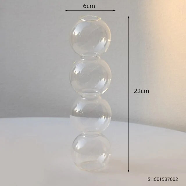 Creative Bubble Glass Vase Home